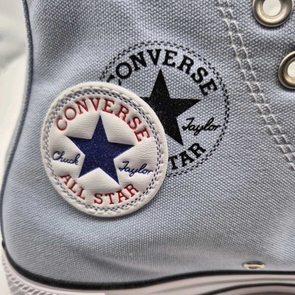 Converse Chuck Taylor All Star High Top Sneakers - Light Blue - Picture 9 of 12